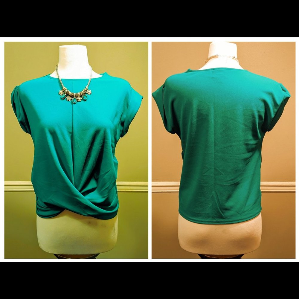 Size S Green Worthington Sleeveless Blouse